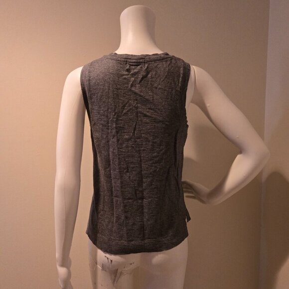Evereve Porter Stripe Tank Top Gray Pink XS - Picture 5 of 5